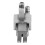 Adjustable Flat & Twisted Roller Presser Foot for Thick Material 43x19mm 2