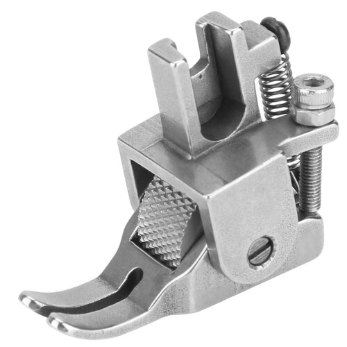 Adjustable Flat & Twisted Roller Presser Foot for Thick Material 43x19mm 2