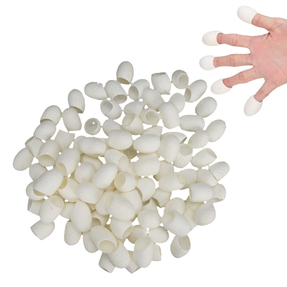 100pcs Natural Silkworm Cocoon Balls for Blackhead Removal & Exfoliating