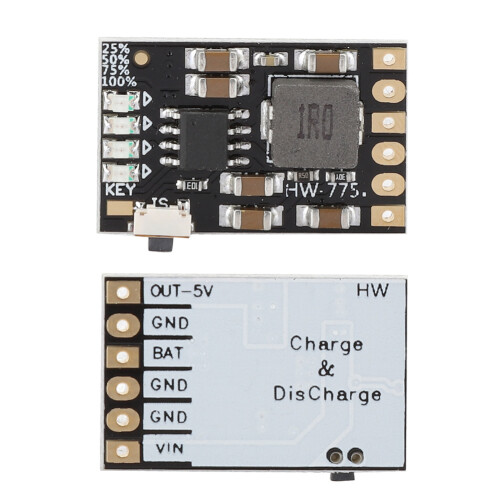 5pcs 2A 5V Lipo Battery Module Power Supply with Boost & Protection 2