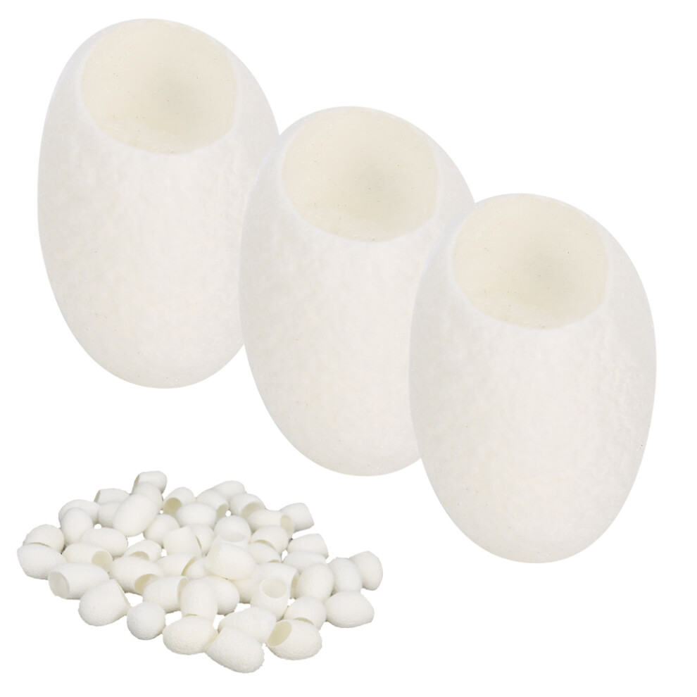 Set of 50 Facial Silks Cocoons for Blackhead Removal & Gentle Exfoliation