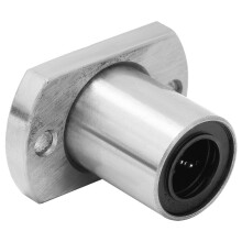 Linear Guide Bearing LMH16Uu Flanged High Accuracy Sturdy Metal 80mm Length