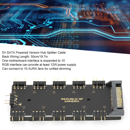 10-Port RGB-Hub SATA 2