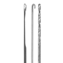 3PCS Stainless Steel Fish Bait Needles, 9.5cm, Green/Black