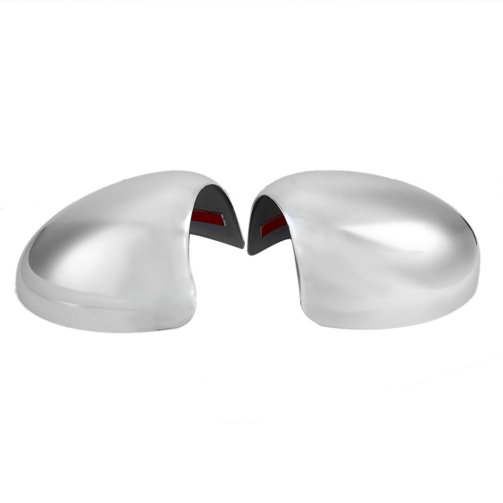 2Pcs Abs Chrome Rear View Mirror Cover Fits Cooper 2001-2006 4341392518688