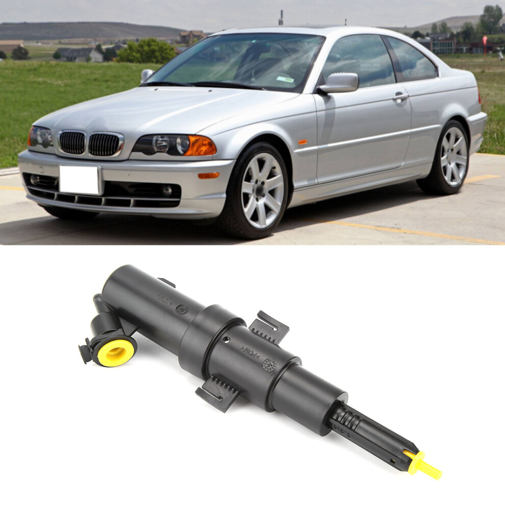 High-Quality Abs Headlight Washer Nozzle Telescopic For E46 Bmw Black 8451392611718
