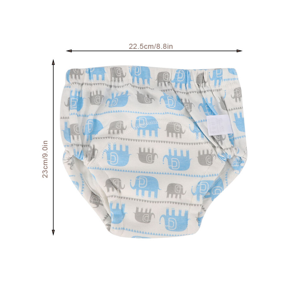 2pcs Baby Pee Potty Training Pants Cotton 6-24 Months, Size 23x22.5cm