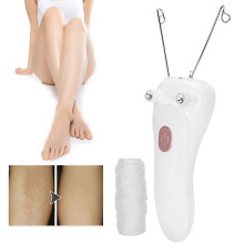 USB Rechargeable Pink Electric Threading Epilator 5W 500mAh
