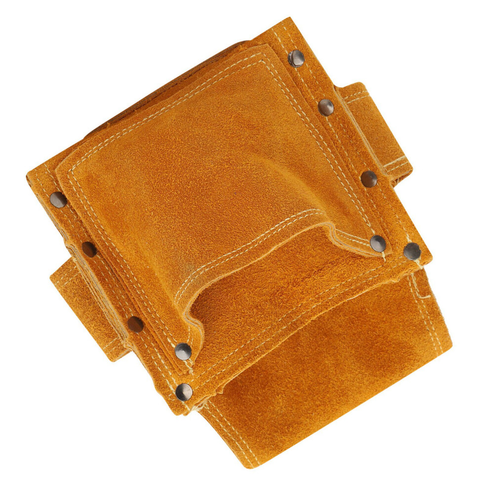 Multifunctional Cowhide Tool Waist Bag - 18X7x14x13cm Storage Thickness 6901392328649