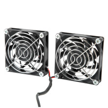 AC86U RTAC68U EX6200 Router Cooler Dual 5V USB Fans Aluminium Body Low Noise