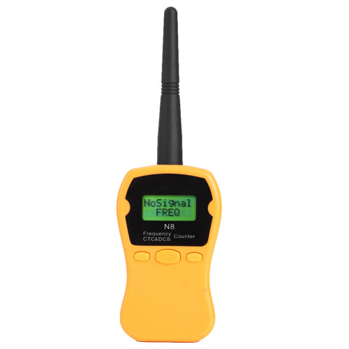 N8 Portable RF Frequency Counter Meter Walkie Talkie Orange 1