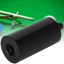 Black Aluminium Pool Cue Extension Stick, 22x42mm, 34g