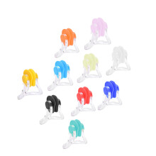 20PCS Silicone Waterproof Swimming Nose Clips for Adults & Kids, 10 Colors