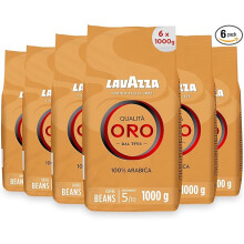 Lavazza Qualita Oro Coffee Beans 6x1kg Pack