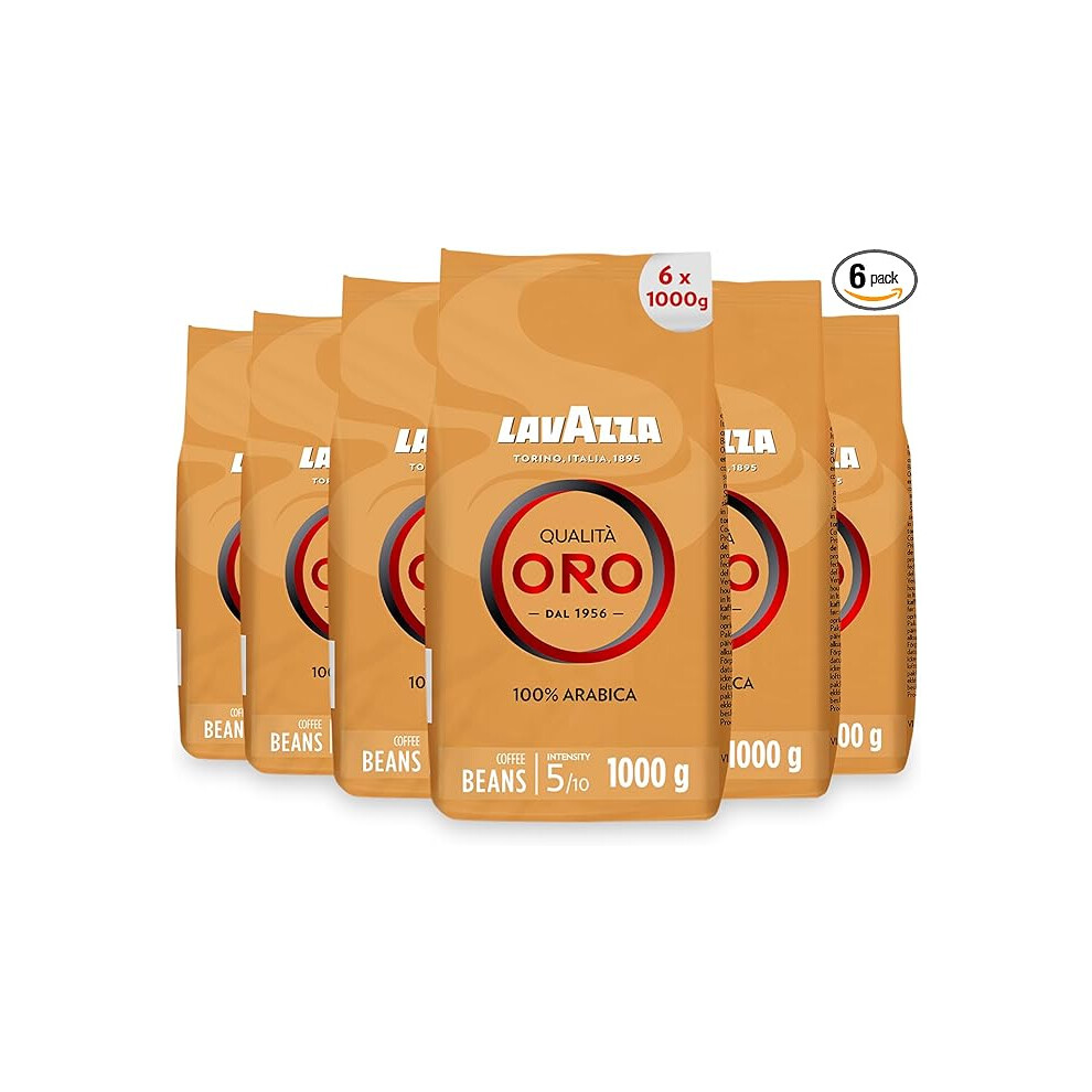 Lavazza Qualita Oro Coffee Beans 6X1kg Pack
