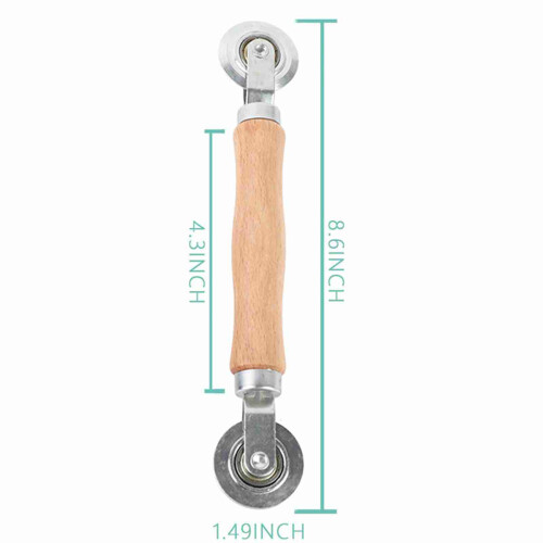 3mm Screen Roller Tool with Double Head & Rubber Hook for Window Spline Installation 1