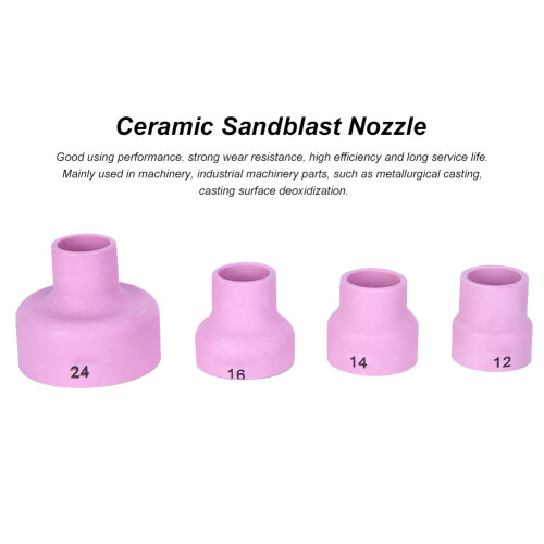 Ceramic Sandblast Nozzle | Alumina Ceramic, 2.4mm Thick 2