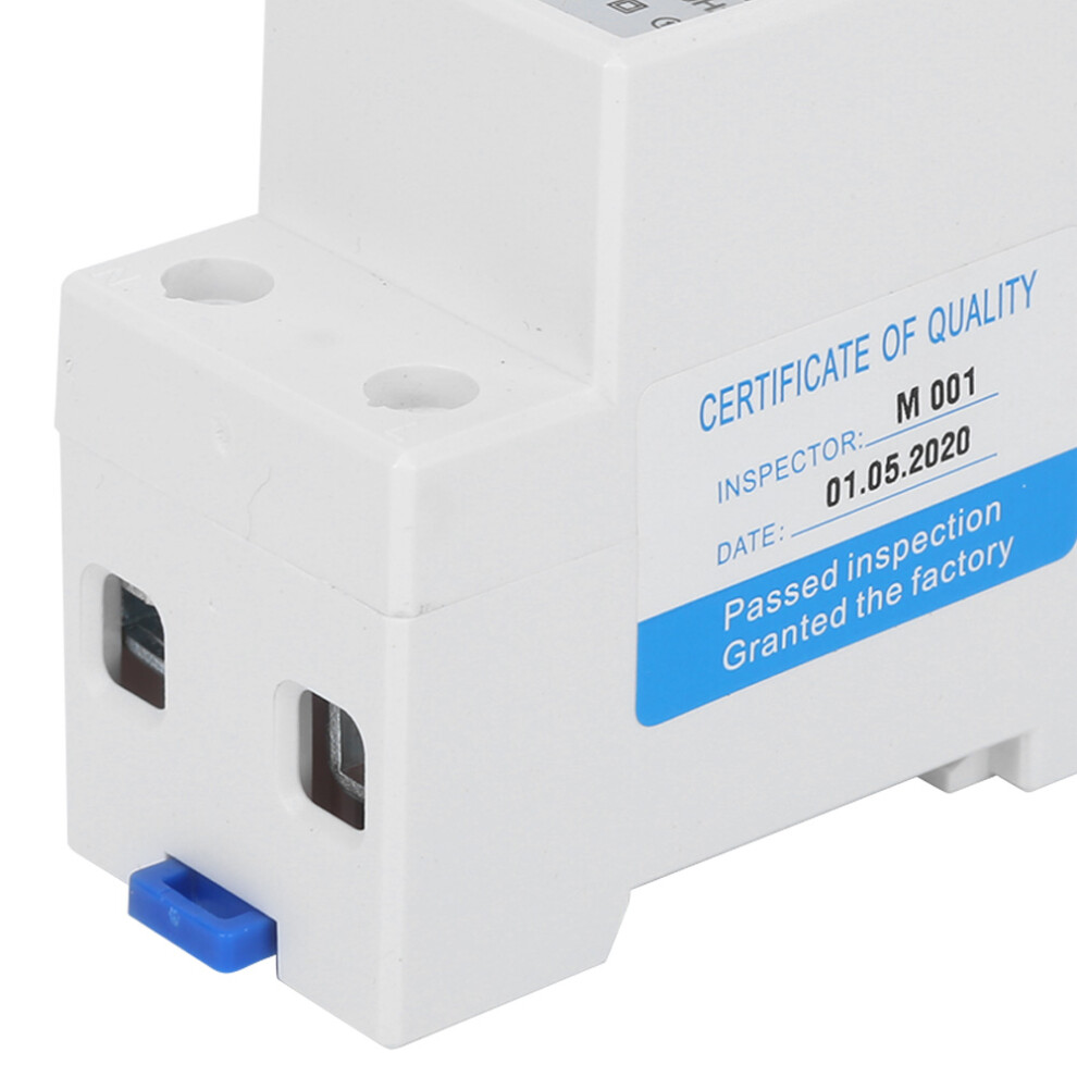 Single Phase Din Rail Energy Meter 2P Large Screen Backlight Dds1891 9331392332341