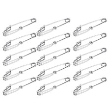15 Stück Edelstahl-Thunfischclips 1,8x60mm Langeleine-Asthalter