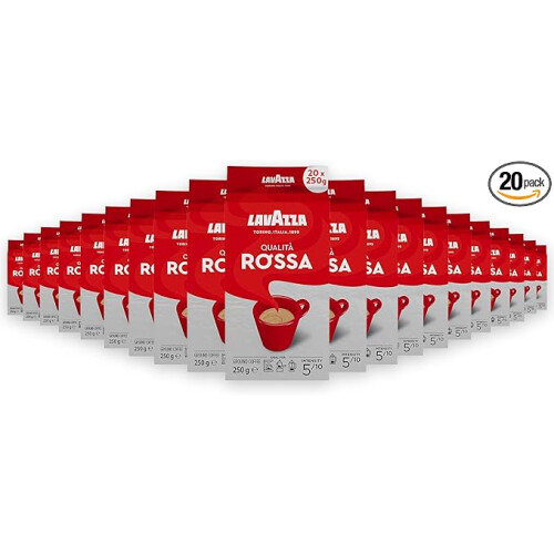 Lavazza Lavazza Rossa Ground Coffee 20x250g