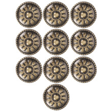 10Pcs Office Door Pull Handles Furniture Hardware L Antique Brass Zinc Alloy