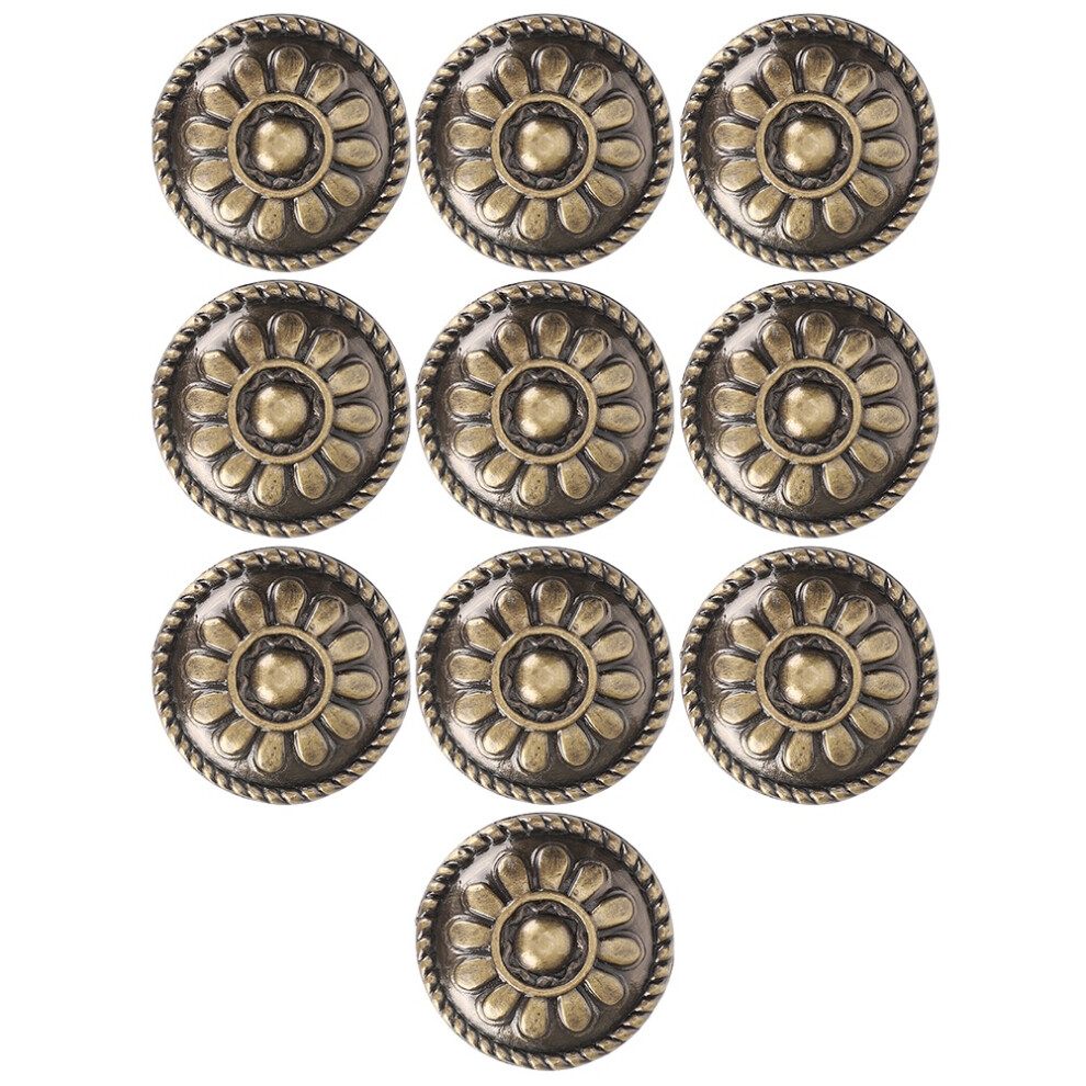 10Pcs Office Door Pull Handles Furniture Hardware L Antique Brass Zinc Alloy 6941392332956