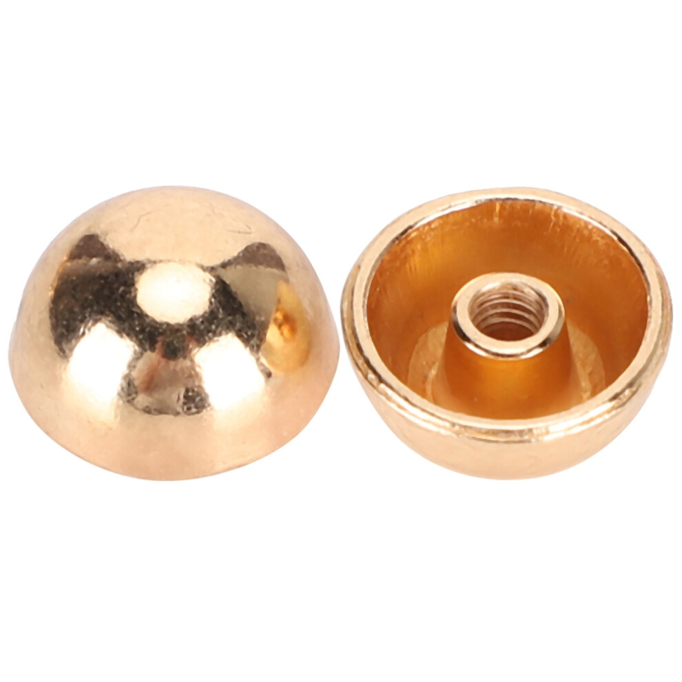 Golden Mushroom Rivets Round Head Screws For Bag Shoes Garments Diy 12Mm 6901392333223