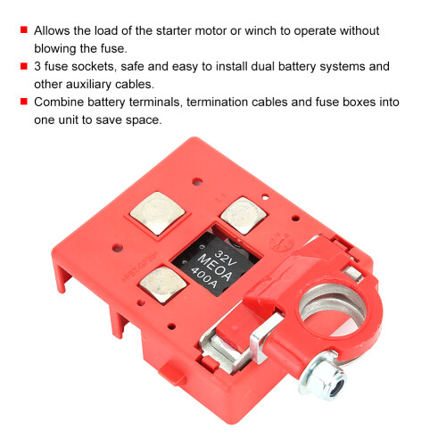Auto 32V 400A Battery Terminal with Quick Release Pile Head Connector 2