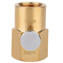 TR21-4 zu CGA320 Messing-Soda-Flaschen-CO₂-Fülladapter 4,5 cm