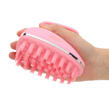 Electric Silicone Scalp Brush Hair Massager HS-20331, IPX7 Waterproof, USB Rechargeable