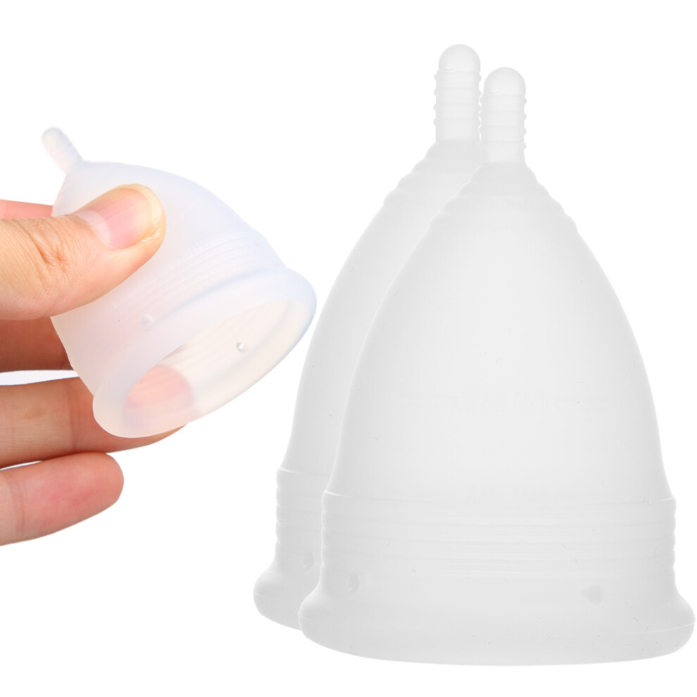 Reusable Silicone Menstrual Cup Set â Size S/L, 25/28ml, Leakproof