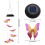 Solar Colourful Wind Chimes Light Patio 8