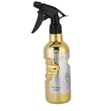 500ml Hairdresser Water Sprayer Ultra Fine Mist for Barbers Gold Finish