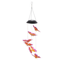 Solar Powered Changing Wind Chimes