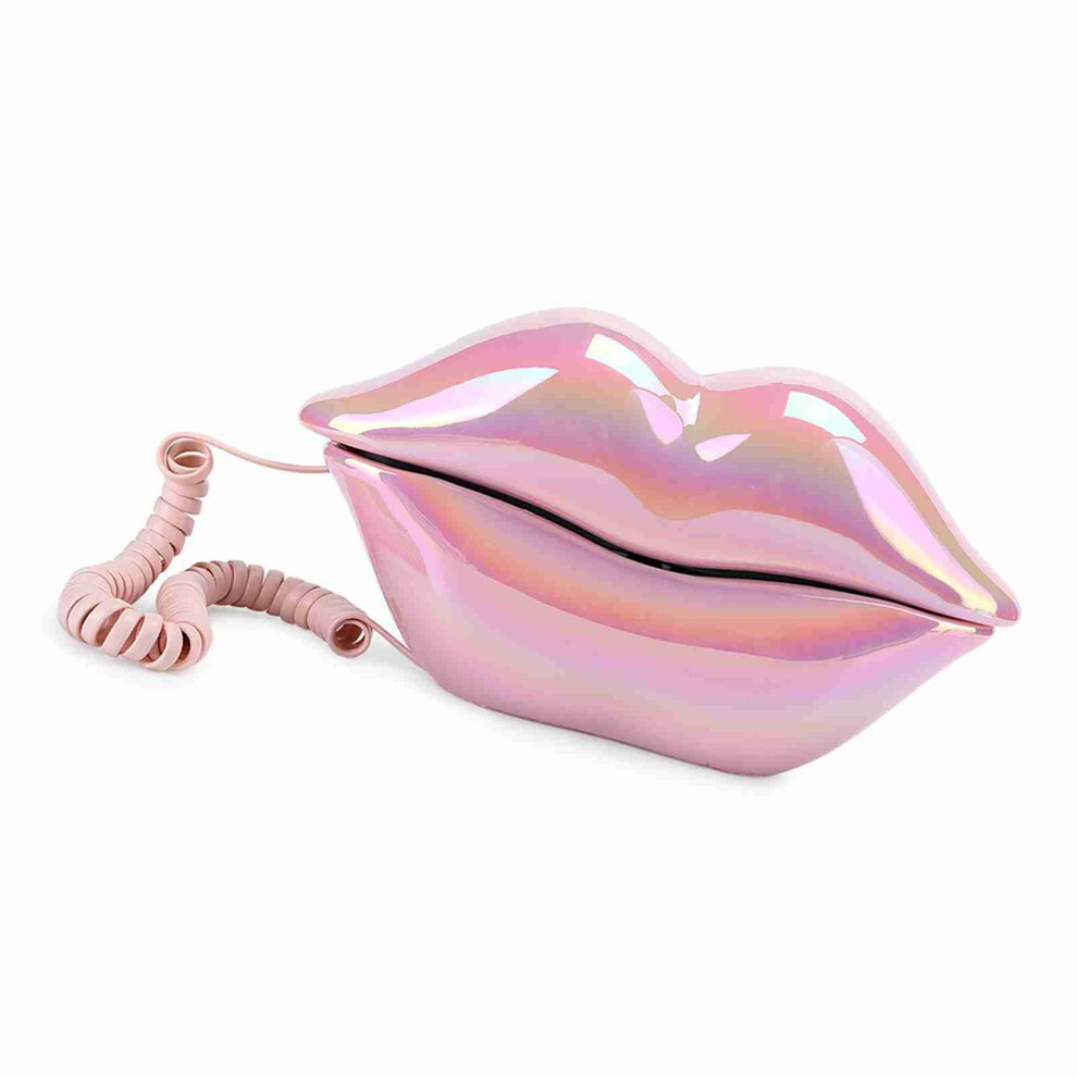 Lip Telephone Wx-3016 With Number Storage & Stylish Design Pink 7901392335769