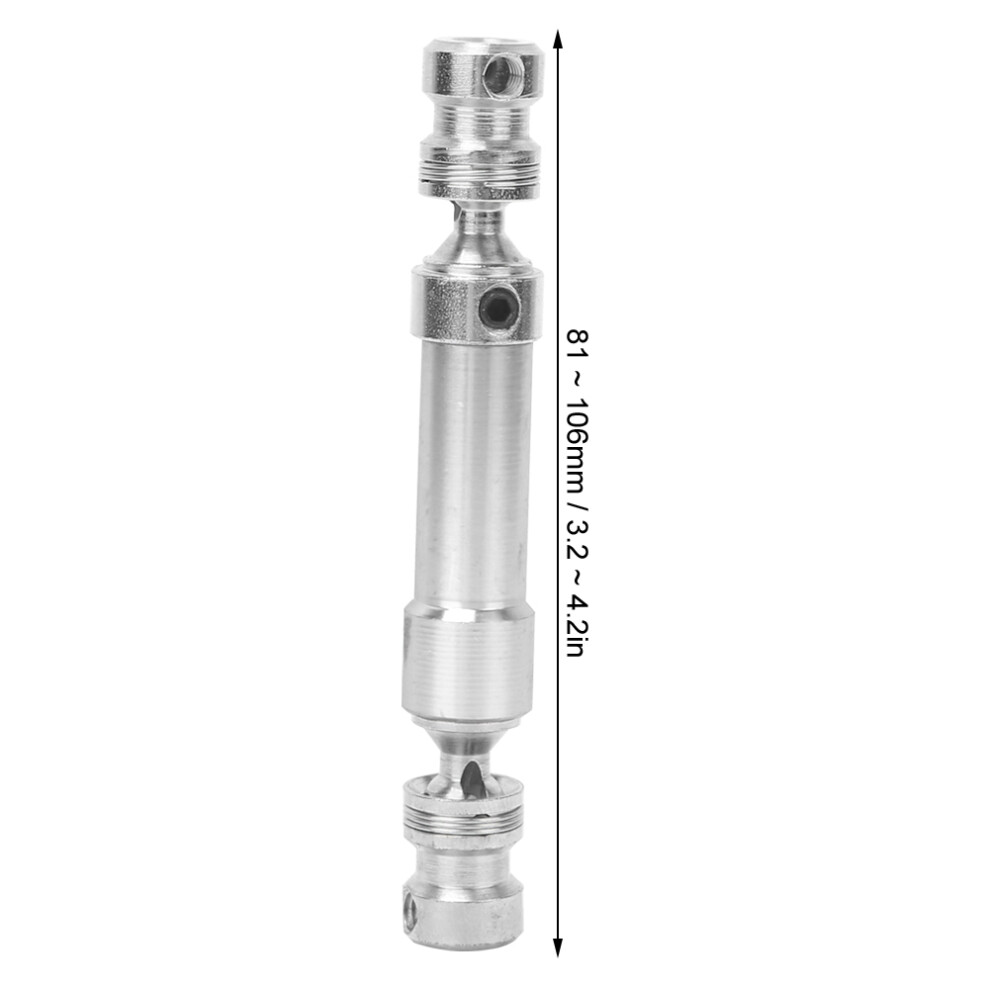 Robust Metal Rear Drive Shaft Spare For 1/12 Rc Car Wltoys 12428 12423 Silver 5061392336714