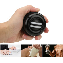 Self-Starting Wrist Ball Muscular Gyroscope Exercise Tool, Black, 7x5.5cm