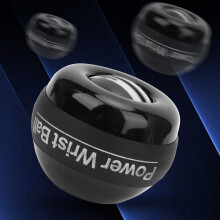 Self-Starting Wrist Ball Gyroscope Exerciser Black 7x5.5cm
