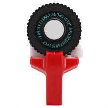 Mini-Bandmaker 9 mm Prägeetikettenmacher, farbiges ABS-Handgerät