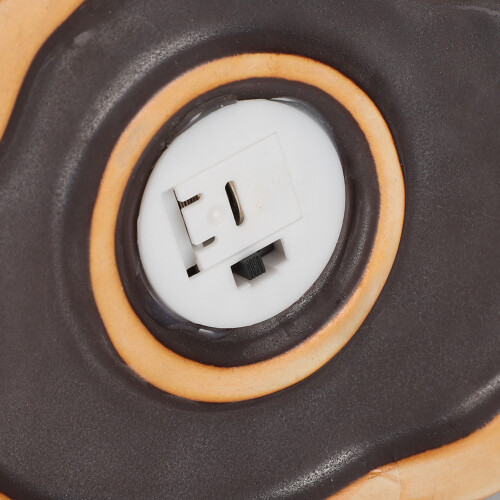 Backflow Ceramic Burner with LED Lights - Lucky Dragon Ornament, 14.5cm