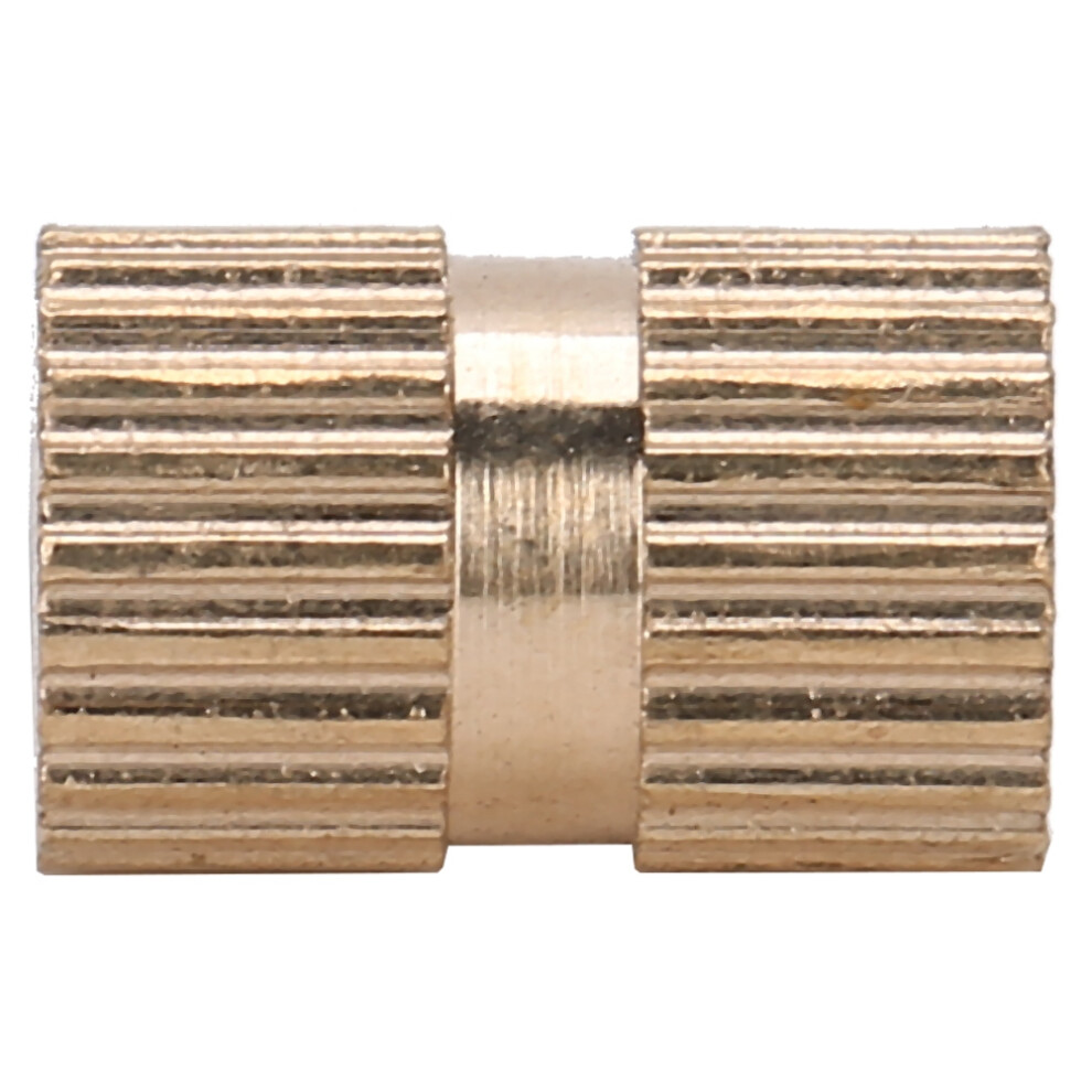 100Pcs M4 X 10 X 6 Knurled Copper Nut Hand Craft Metal Insert Nut 4931392337770