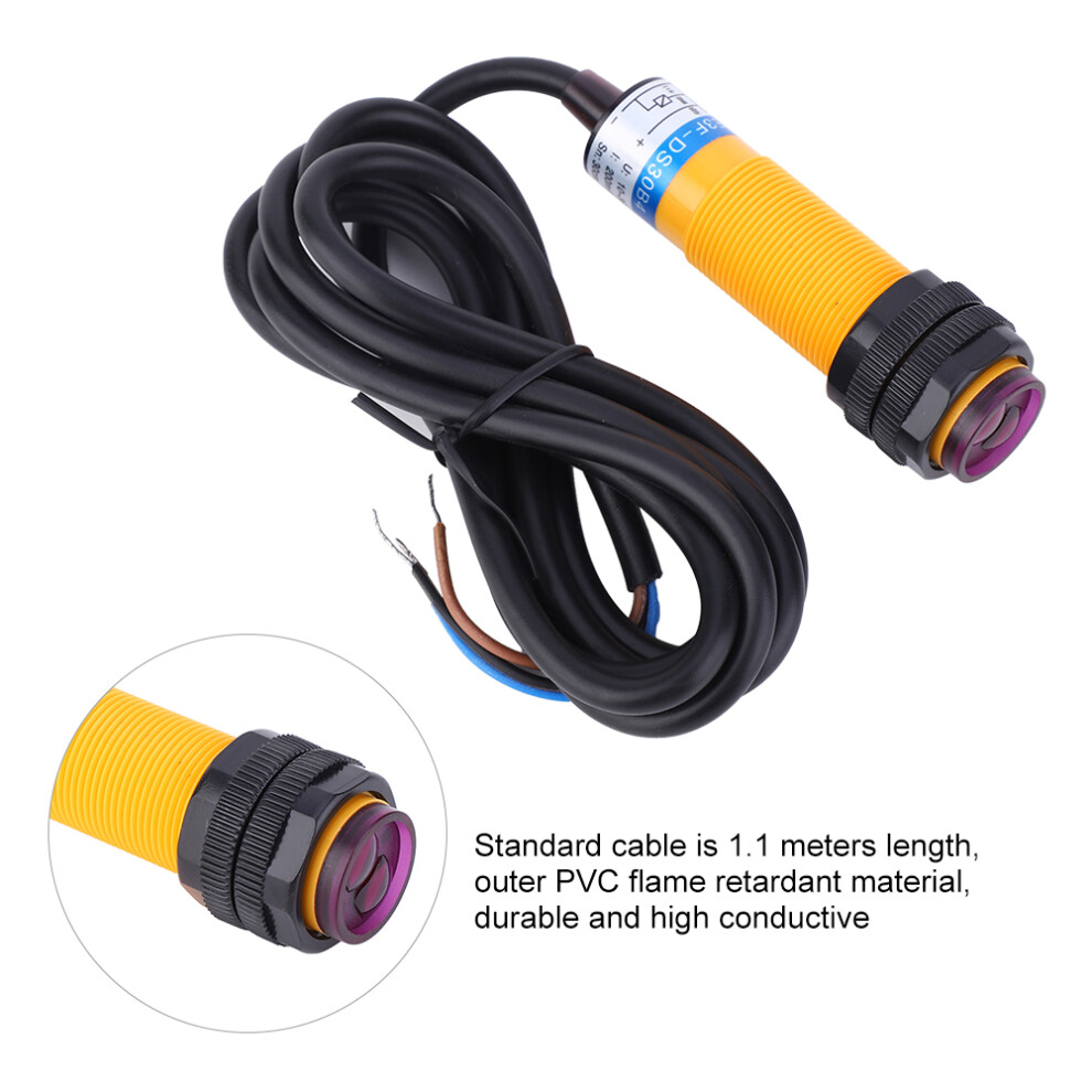 10 Pack JYIO Photoelectric Switch PNP NO 10-30VDC