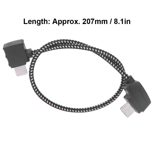 Remote Control Data Cable for MAVIC MINI & DJI Drones, 207mm, Black 2