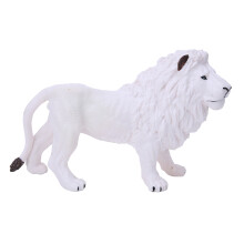 Children’s White Lion Animal Model Toy, Plastic, 23 x 7.5 x 15cm