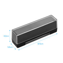 3-in-1 Samt-Reinigungsbürste für Schallplatten