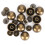 Bronze Dome Studs 30 Sets 12mm Mushroom Rivets for Leatherwork and DIY 3