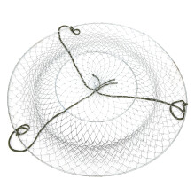 Steel Wire Folding Fish Net 45cm Bait Shrimp Crab Lobster Trap