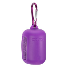 Portable Microfiber Travel Towel Purple, 40x40cm, Compact & Fast Dry