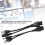 NonStandard Waterproof POE Adapter Cable DC12V Black 17mm 2
