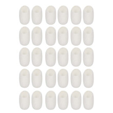 30pcs Natural Silkworm Cocoon Face Cleansing Balls for Pores & Exfoliation